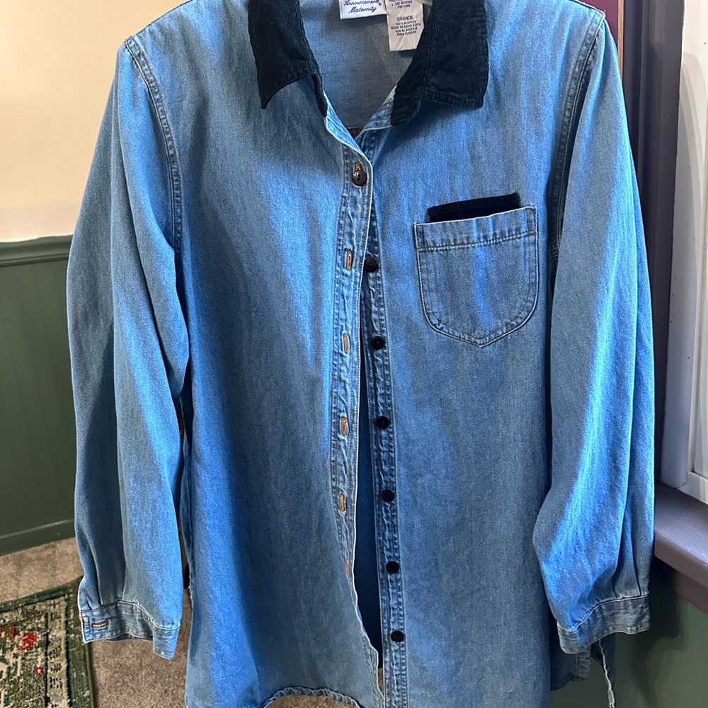 VNTG Jean Button Down